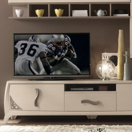 Composizione 5 ante 3 cassetti con trafori e TV
