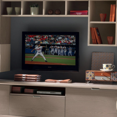 Composizione 5 ante 3 cassetti con TV integrata