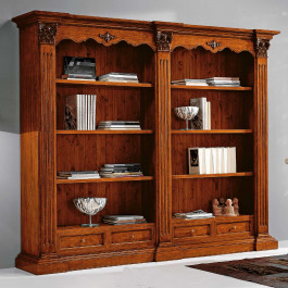 Libreria classica smontabile 4 cassetti