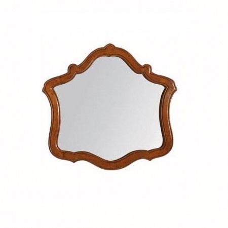 Specchiera classica con cornice sagomata in legno pioppo
