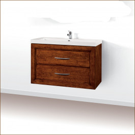 Mobile per bagno con mineralmarmo, design elegante bianco