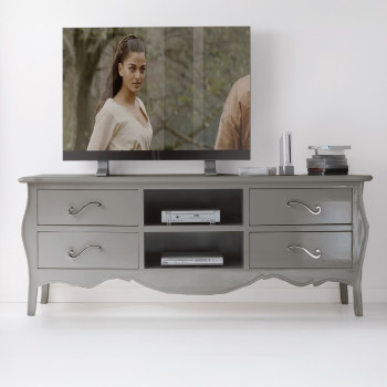 Cassapanca 4 cassetti piano fisso, dettaglio frontale