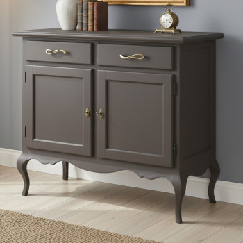 Credenzina 2 ante 2 cassetti in legno massello