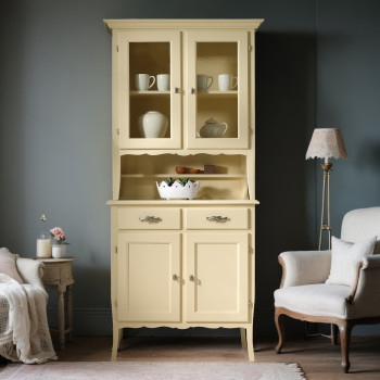 Vetrina contemporanea con vetri molati in legno di pioppo