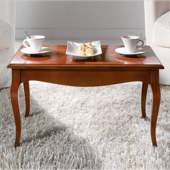 Tavolino sagomato intarsiato, dettaglio del piano a spina di pesce