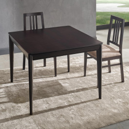 Tavolo elegante in legno allungabile da 100x100 a 140x100