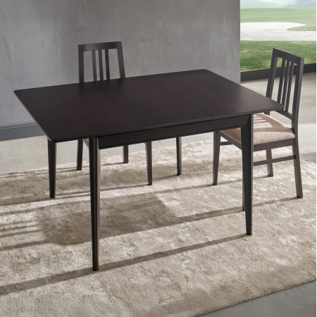 Tavolo elegante in legno allungabile da 100x100 a 140x100