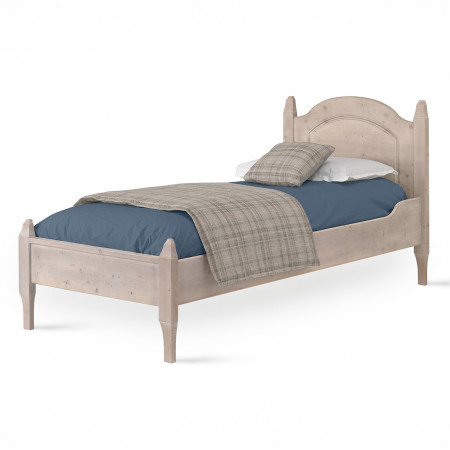 Letto singolo in legno di abete massiccio