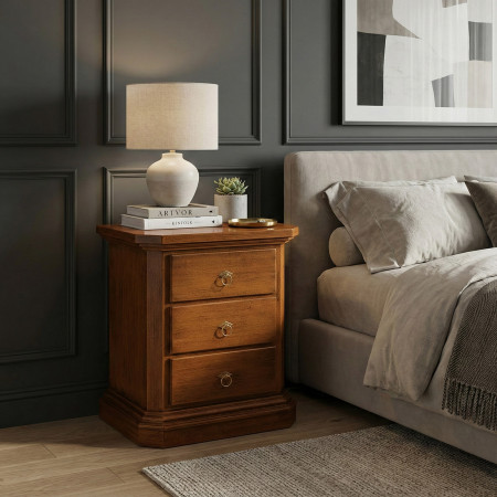 Comodino con zoccolo