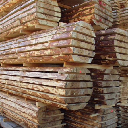 Legno massello di pioppo per comodino 1 anta 1 cassetto