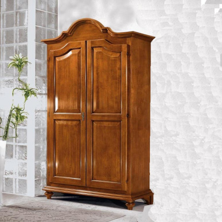Armadio con cappello sagomato, legno di pioppo, ante sagomate