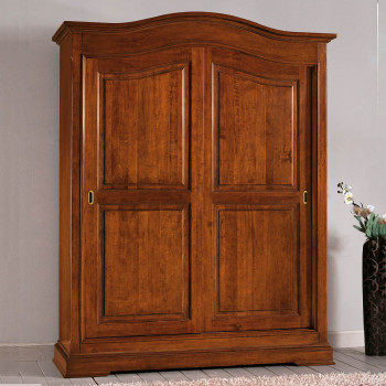 Armadio 2 ante scorrevoli smontabile in legno massello