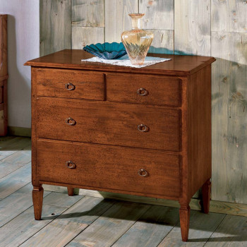 Comoncino 4 cassetti in legno stile classico