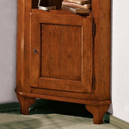 Angoliera 1 anta, dettaglio legno massello