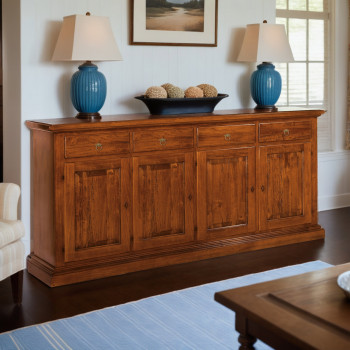 Credenza 4 ante 4 cassetti in legno massello