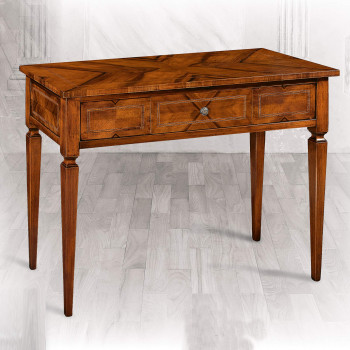 Consolle intarsiata 1 cassetto, dettaglio intarsio