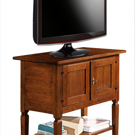 Porta tv classico in legno con due porte
