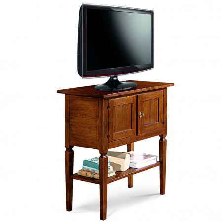 Porta TV classico in legno massello con TV