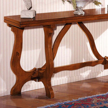 Tavolo consolle apribile 160x40/80, dettaglio gambe