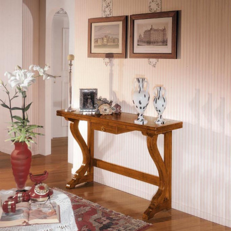 Tavolo consolle sagomata 160x40/80