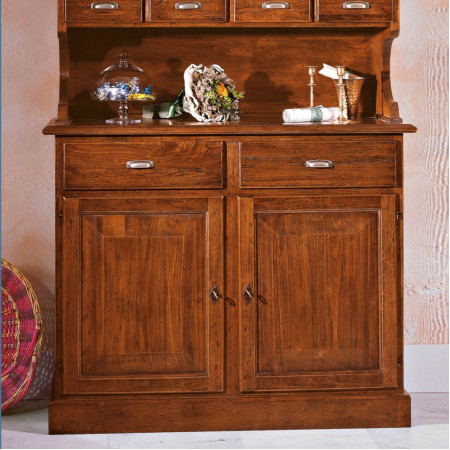 Credenza due ante con alzata