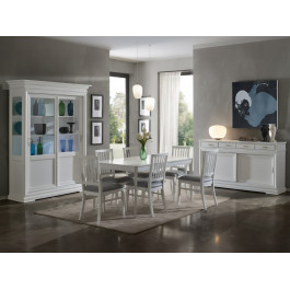 Arredo completo per sala da pranzo con ante scorrevoli