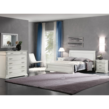 Camera completa di armadio con comò e specchiera