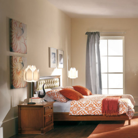Letto new classical due piazze con testata capitonnè