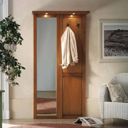 Mobile da ingresso con specchio t21 in legno toulipier
