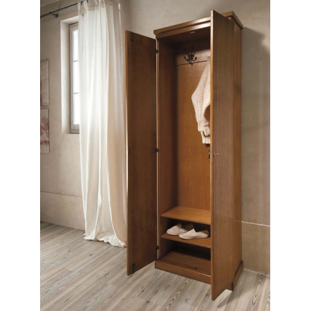 Interno mobile da ingresso con specchio t28, legno toulipier