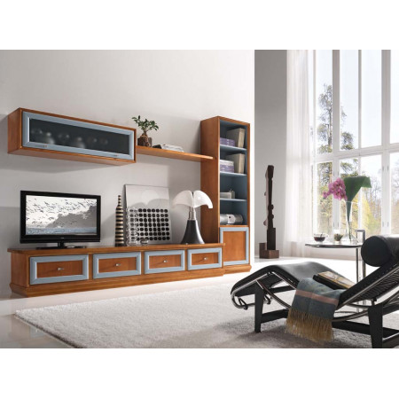 Composizione numero 11, dettaglio dei moduli in legno