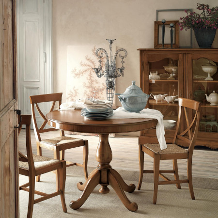 Vetrina provenzale due ante in legno massello