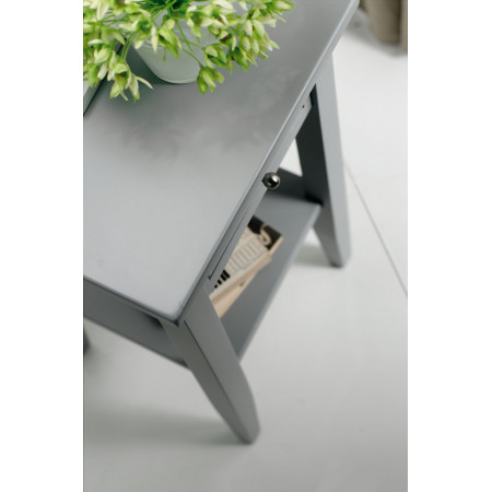 Portavasi country piccolo, dettaglio top grigio
