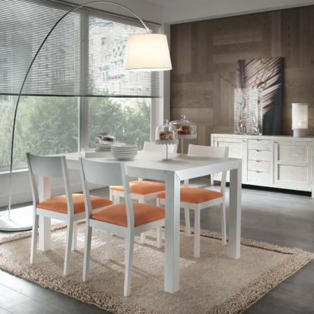 Dettaglio credenza natura due ante scorrevoli, legno spazzolato