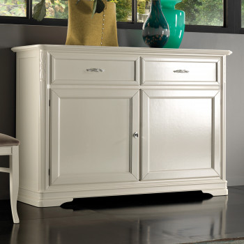 Credenzina seicento 2 ante 2 cassetti in stile classico