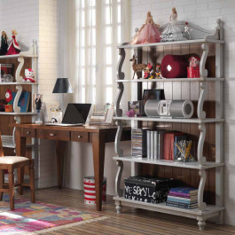 Etagere country con sostegni sagomati