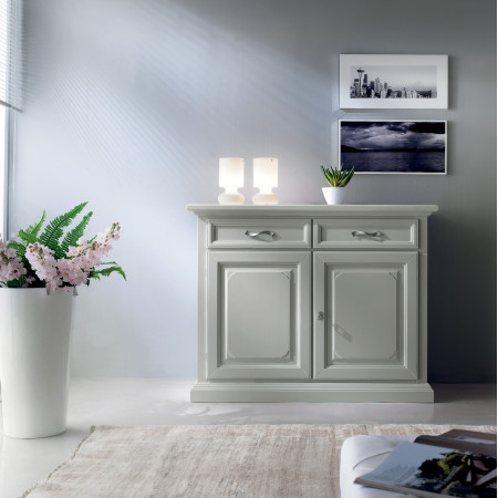 Credenza settecento 2 ante 2 cassetti ambientata