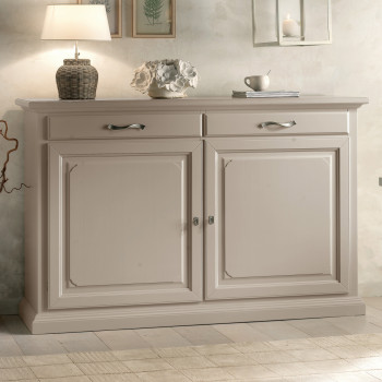 Credenza settecento 2 ante 2 cassetti con cornice sporgente