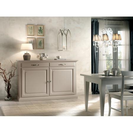 Credenza settecento 2 ante 2 cassetti ambientata