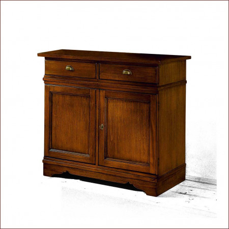 Credenza country 2 ante 2 cassetti in legno massello
