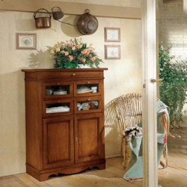 Dispensa country con 4 cassetti Dispensa country con 4 cassetti