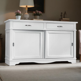 Credenza country 2 ante scorrevoli e 2 cassetti