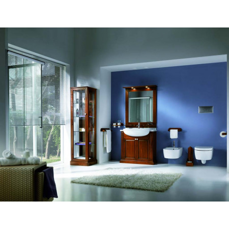 Vetrinetta anta legno in bagno dallo stile classico