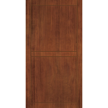 Armadio con ante in legno e rilievi decorativi noce