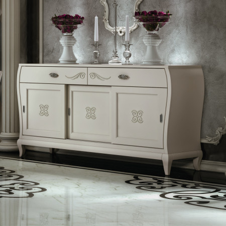 Credenza 3 ante 2 cassetti in stile classico contemporaneo