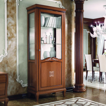 Argentiera una anta destra, dettagli rilievo