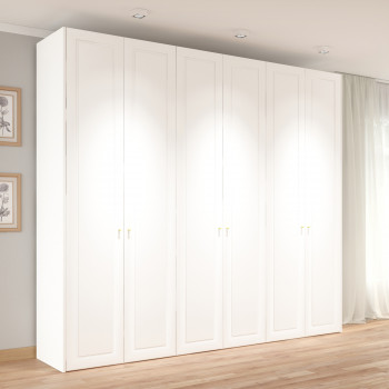 Armadio su misura ante pantografate in boiserie