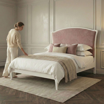 Letto Parigi con testata imbottita realizzabile su misura