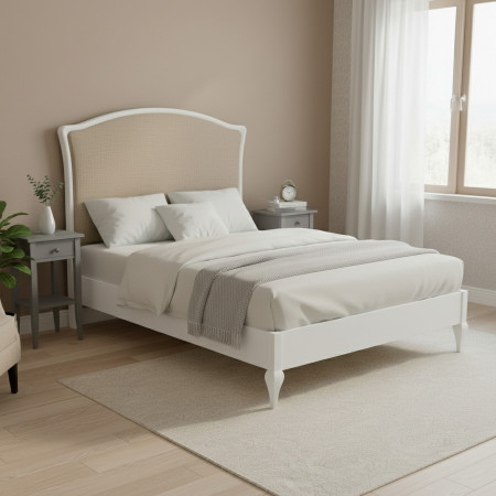 Letto Parigi con testata imbottita realizzabile su misura