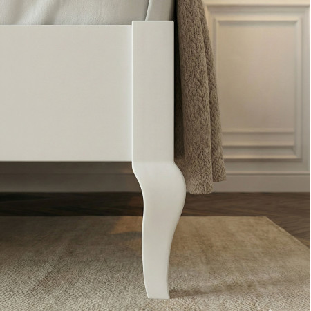 Letto Parigi con testata imbottita realizzabile su misura